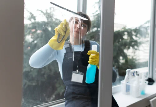 Nettoyage de vitres intérieures et extérieures à Petit-Auverné
